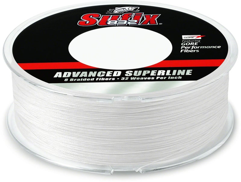 Sufix 832 Braid 65 lb Ghost 660-265GH: 832 Braid 65 lb Ghost, One Size